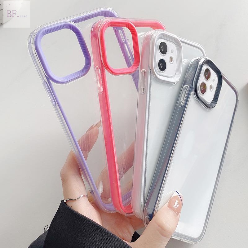 3 IN 1 Case Pelindung Lensa Bahan Akrilik Transparan Untuk IPhone XR X XSMAX 6 7 8 Plus