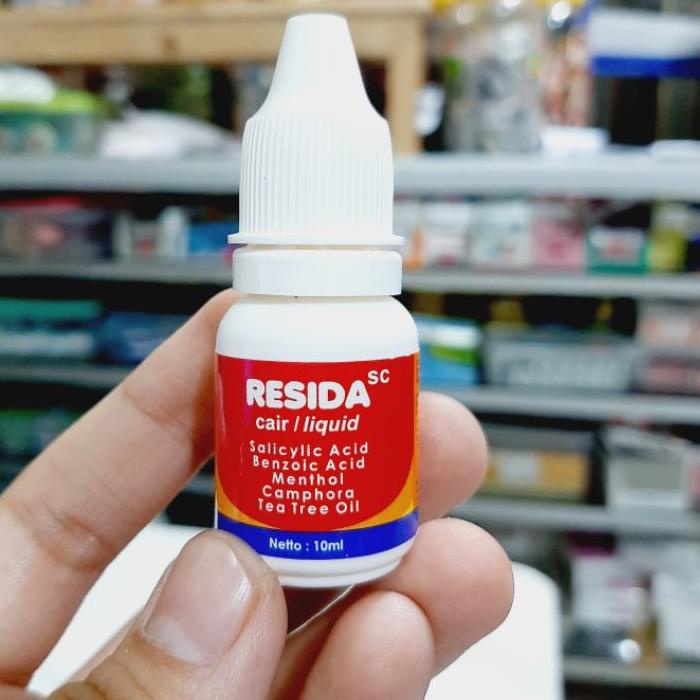 RESIDA CAIR 10ml SEBAGAI PENGGANTI KALPANAK kalpanax CAIR ORIGINAL OBAT KULIT PANU KADAS KURAP KUDIS DAN PANU RESIDA SC