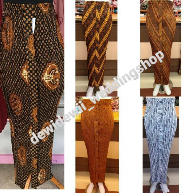 Rok Plisket Batik / Rok Plisket Wiru / Bawahan Kebaya