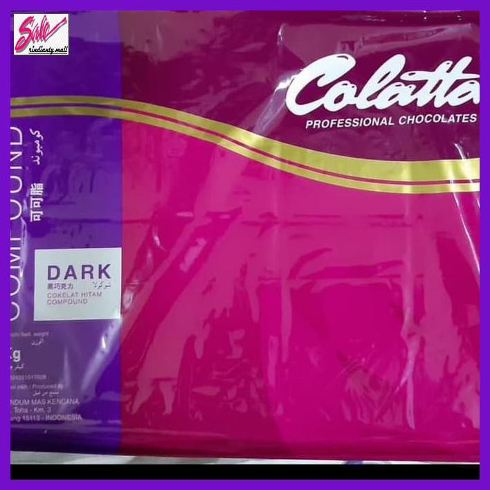 

SAKMACOKLAT- COLLATA DARK COMPOUN - REPACK 1/4 KG -MAKANAN-MINUMAN.