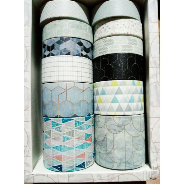 

washi tape masking tape silver grey series