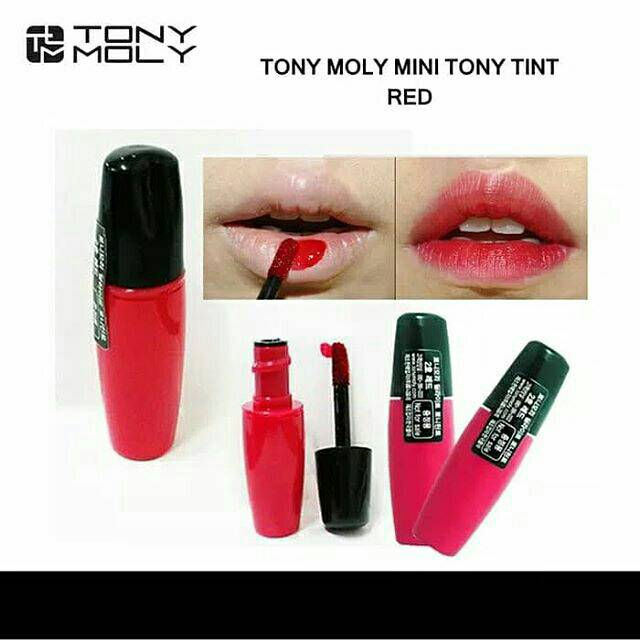 [TONYMOLY] DELIGHT TINT MINI tony moly kecil lip tint merah sample