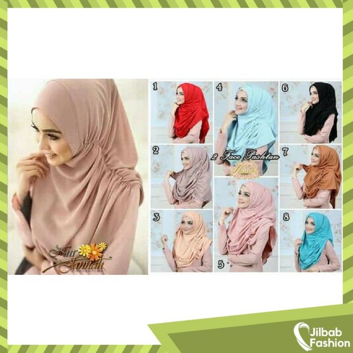 Pashmina Pastan Nurjannah Mukena Busana Muslim Hijab Instan Jilbab