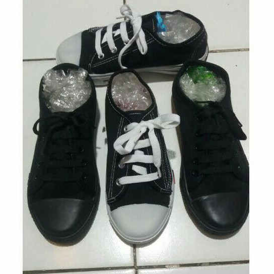 New Basket - Sepatu Sekolah Anak Laki Perempuan Motif Tali Pendek Size 28 - 35