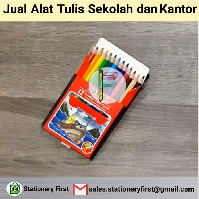 

WARNAPENSIL- PENSIL 12 WARNA JOYKO PENDEK CP-107 -PENSIL WARNA