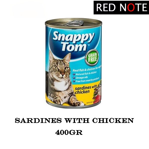 SNAPPY TOM Sardine With Chicken 400gr