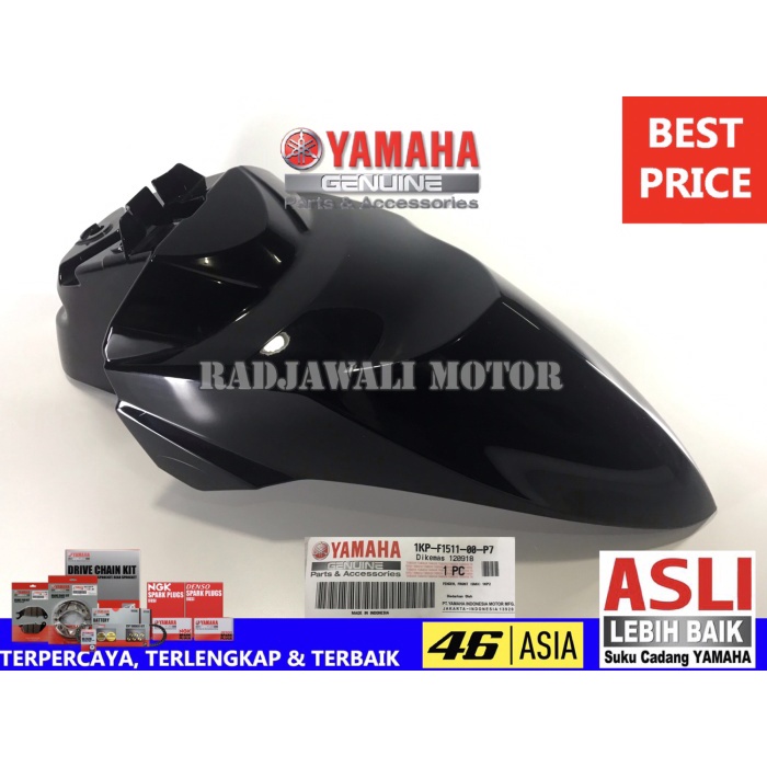 OTOMOTIF AKSESORIS MOTOR RJ1883 SPAKBOR DEPAN SOUL GT 115 HITAM ASLI