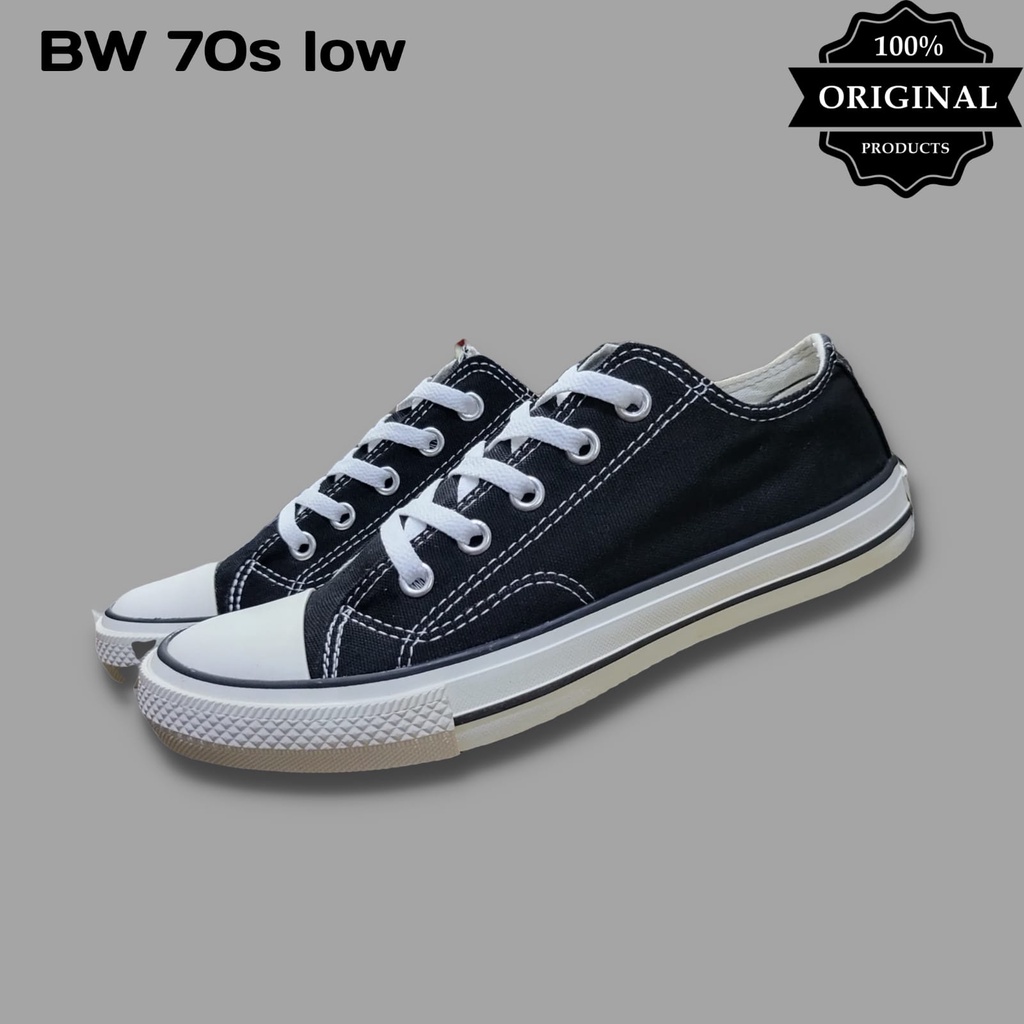 Sepatu Sneakers Pria Sepatu Kasual Kanvas BW 70S ORIGINAL Style Sepatu Sekolah Unisex