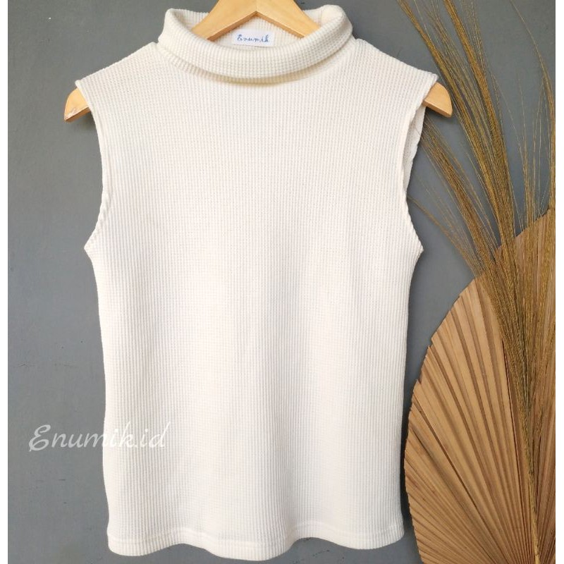 Inner Turtleneck Tanpa Lengan Sleeveless // Dalaman Wanita Kekinian
