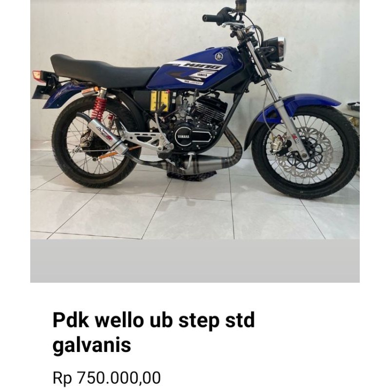 KNALPOT ABRT20 PDK WELLO GALVANIS ORIGINAL