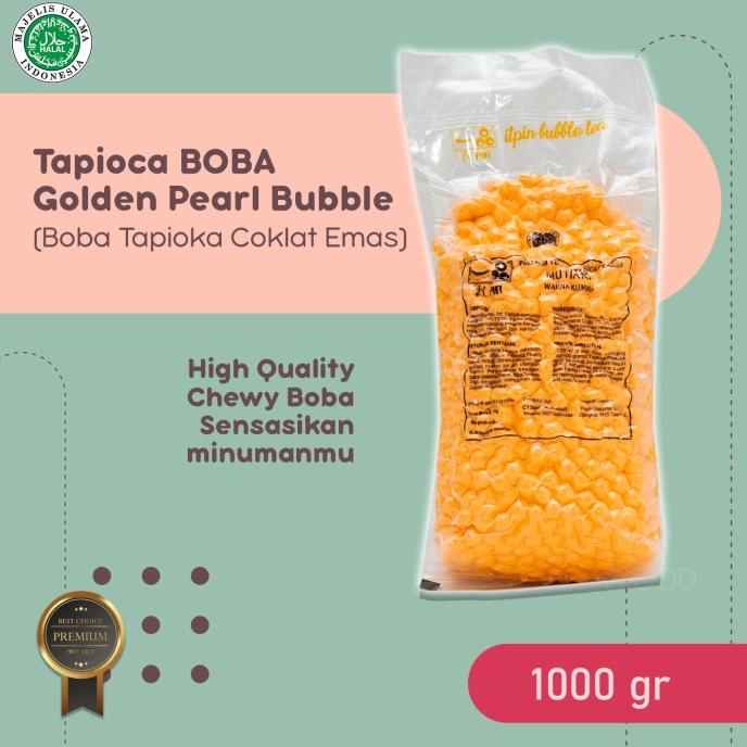 

Big Sale BOBA TAPIOCA GOLDEN PEARL 8MM / GOLDEN BUBBLE Big Sale