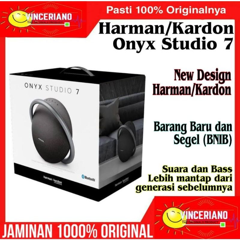 Harman Kardon Onyx Studio 7 GARANSI RESMI IMS 1 TAHUN 100%ORIGINAL Portable Bluetooth Speaker by IMS