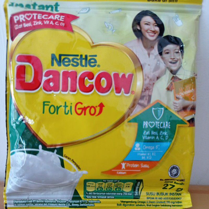 

susu dancow putih renteng 27 gram