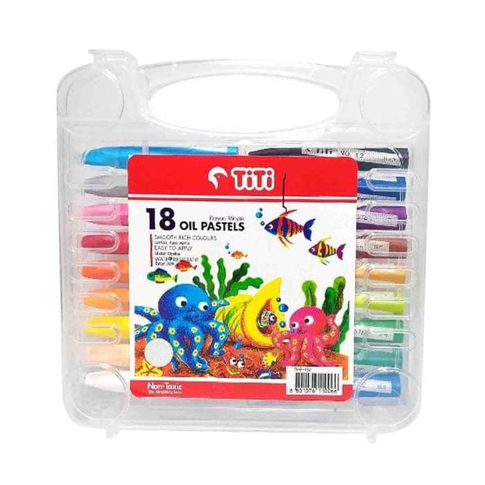 TITI OIL PASTEL ISI 18 PCS