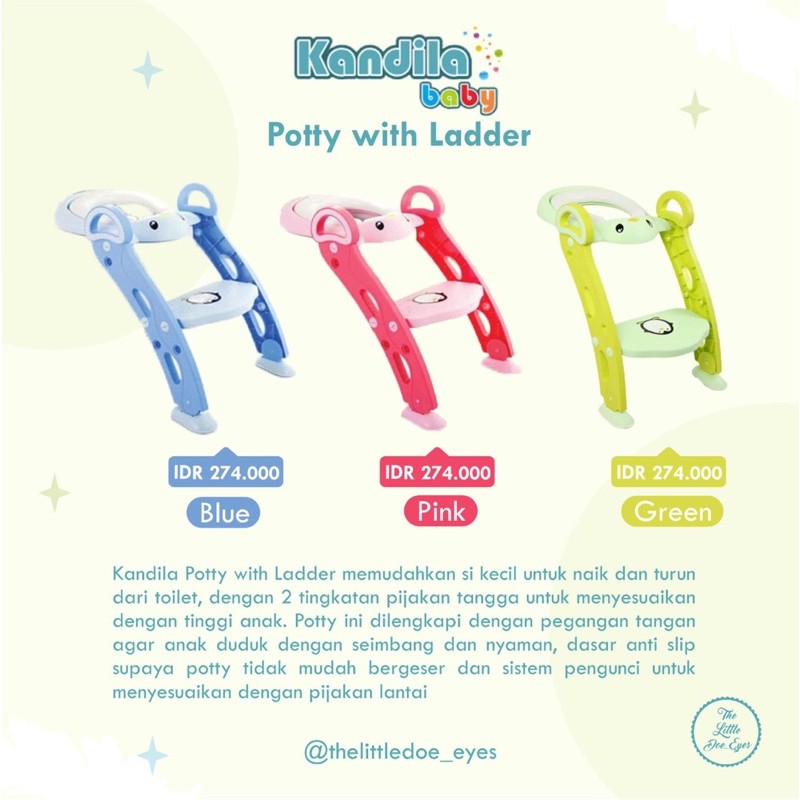 [READY] Kandila Baby Potty with ladder