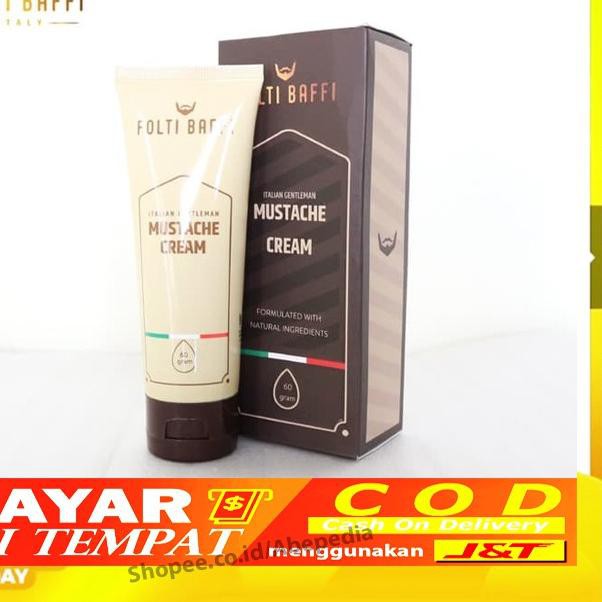 DFãµ Ready FOLTI BAFFI CREAM PENUMBUH BREWOK JENGGOT JAMBANG KUMIS PENEBAL ALIS