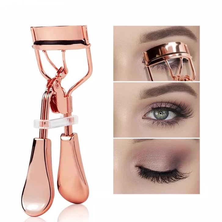 Penjepit Bulu Mata Eyelash Curler ROSEGOLD Alat Kecantikan Pelentik Bulu Mata ELEGAN F676