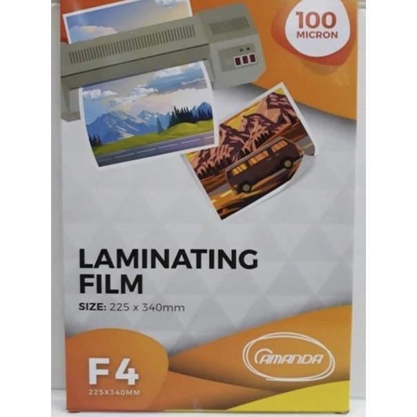 

LAMINATING AMANDA F4 dan A4 ISI 100 LEMBAR / PLASTIK LAMINATING F4 dan A4