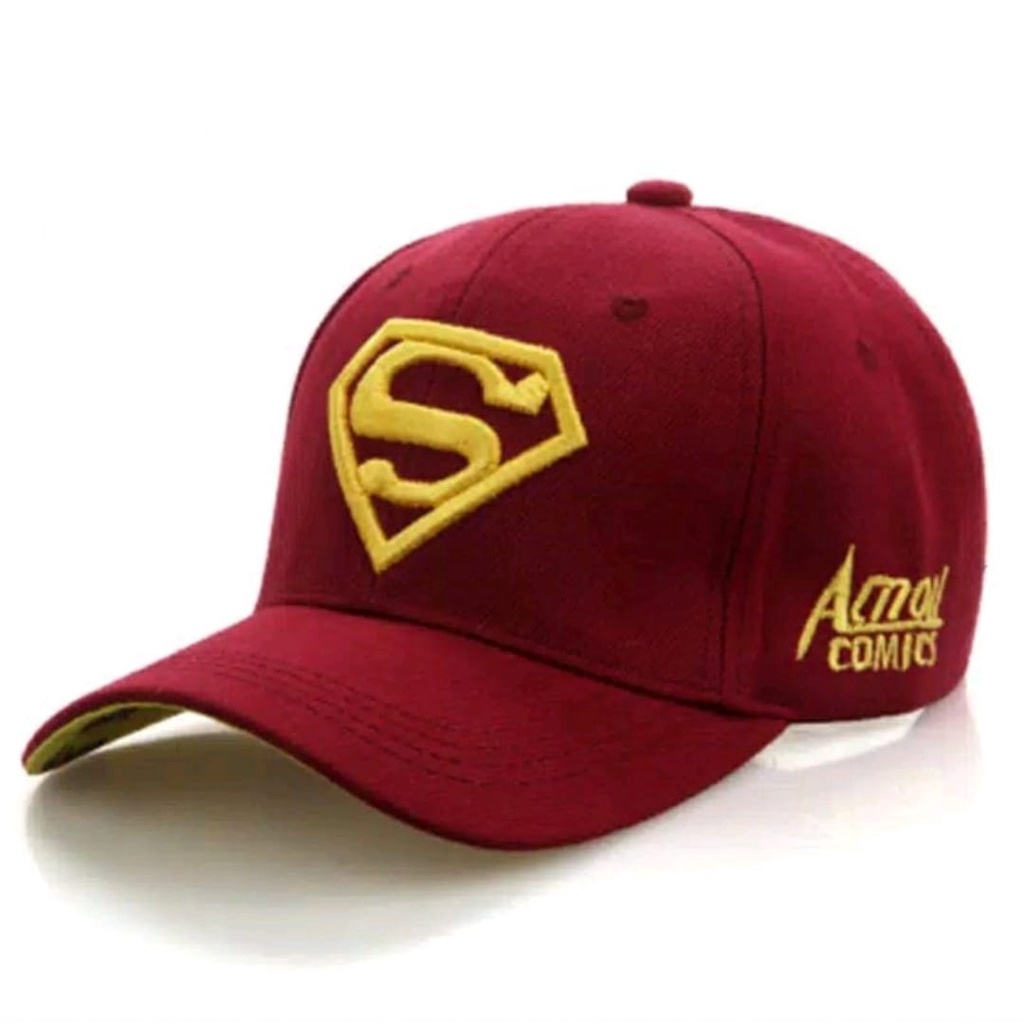 Topi Superhero Superman / Topi Dewasa / Topi Pria Topi original Topi dewasa cowok TERLARIS topi klas