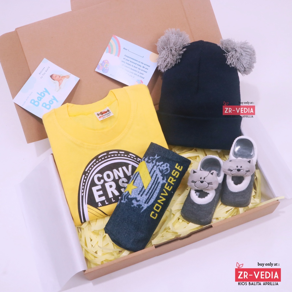 [GALASKY] Hampers Set Baby Boy 3-24 Month / Kado Lahiran Hadiah Bayi Laki-Laki Bulan New Born Gift Setel