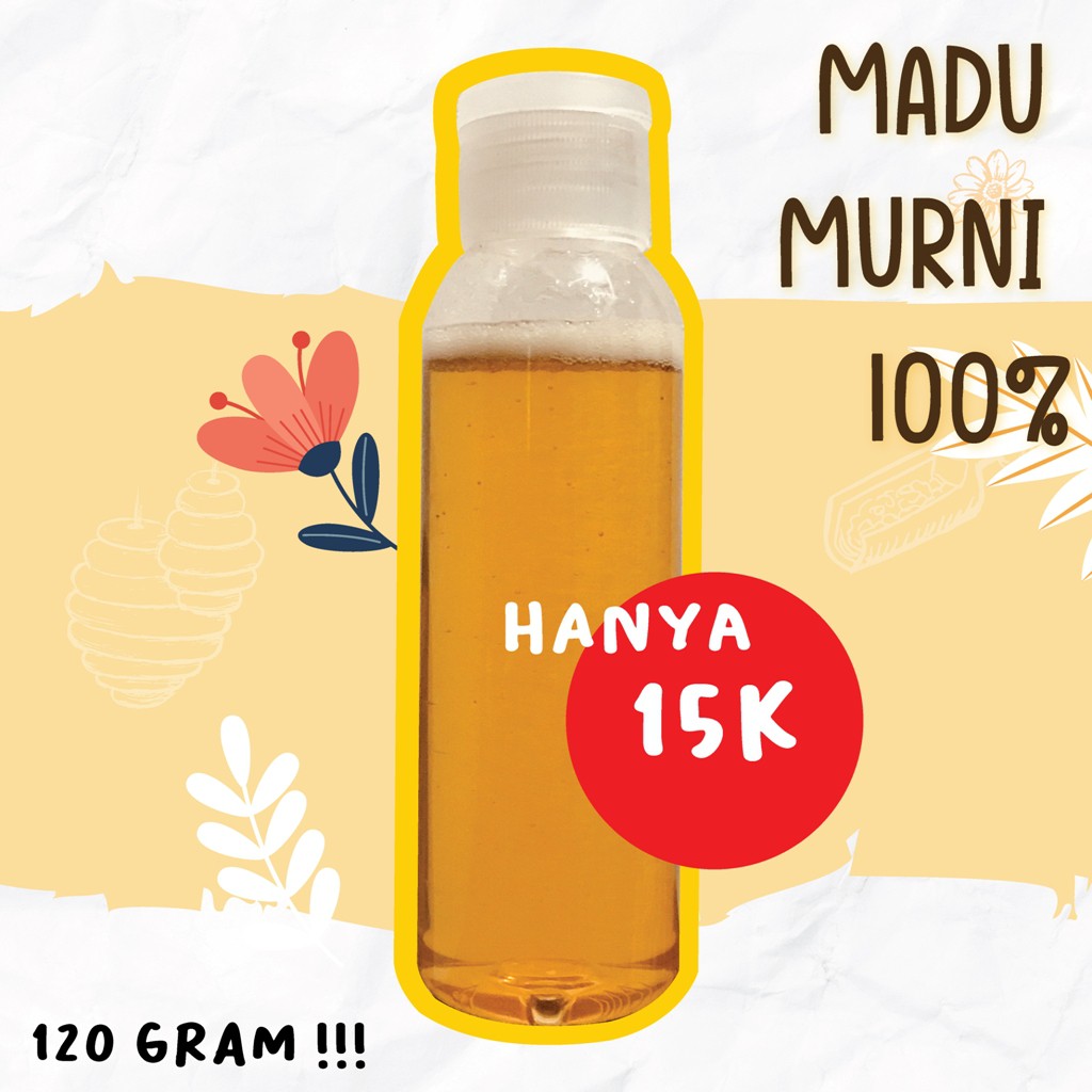 

Madu Murni Alami 100% Tanpa Campuran, Nektar Bunga Asli Grosir