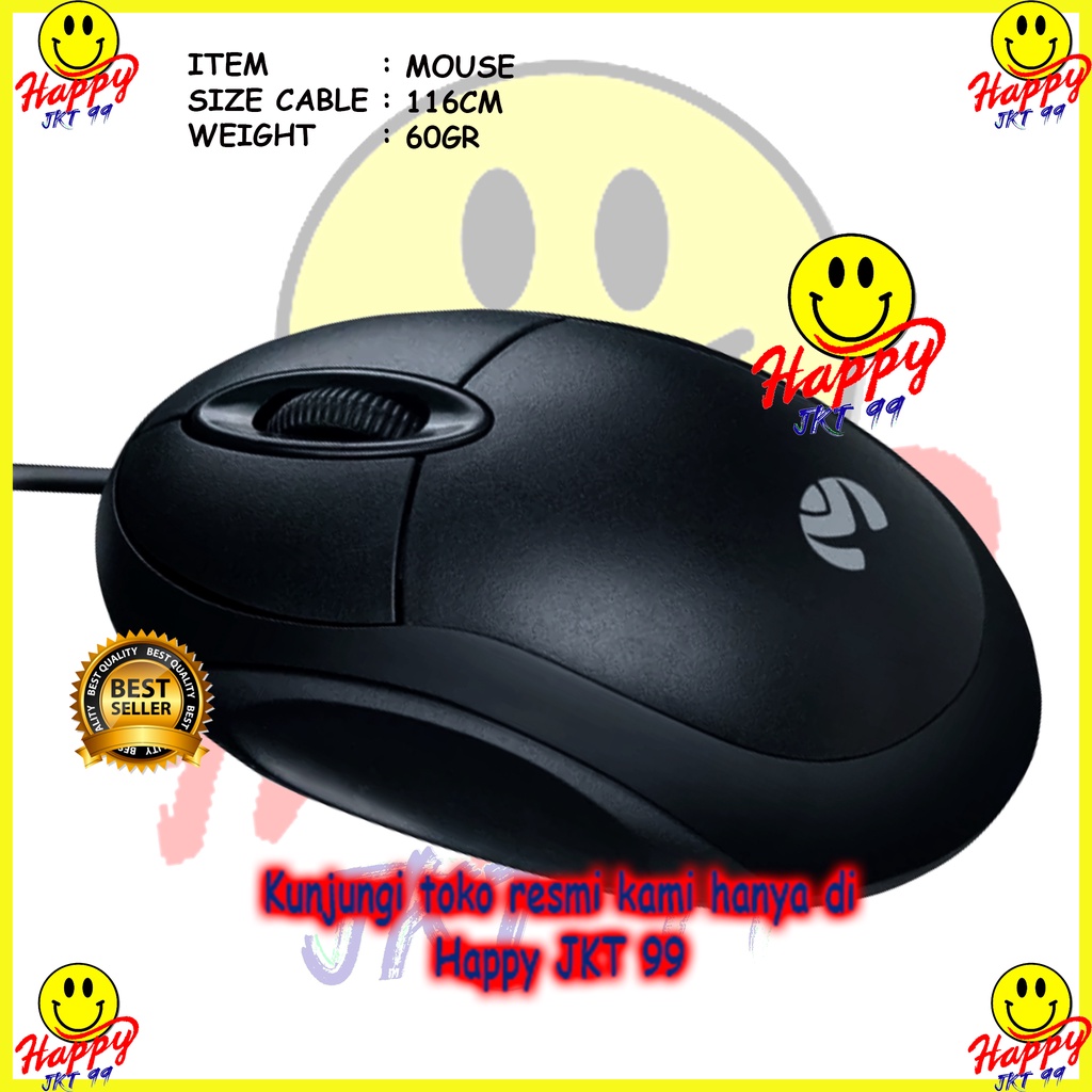 [ HAPPY JKT 99 ] MOUSE USB KABEL HIGH QUALITY