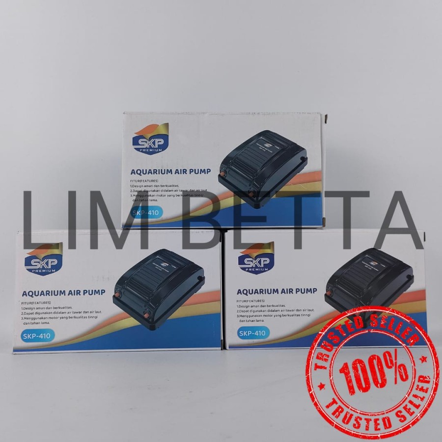 AIR PUMP 2 LUBANG SKP-410/ MESIN AERATOR DUA LUBANG