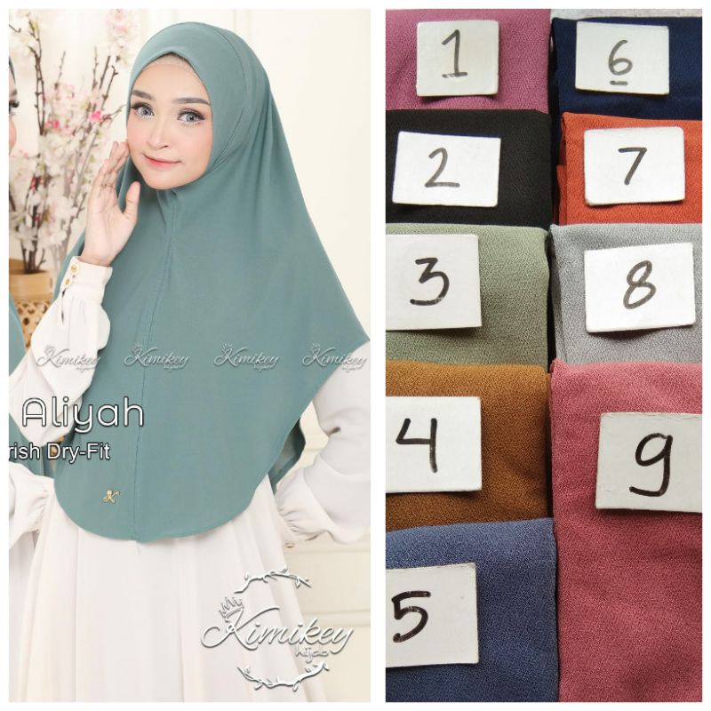 bergo aliyah ori kimikey hijab