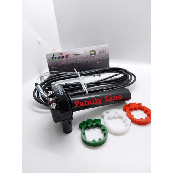 Gas Spontan Domino Racing 2 Kabel Italy Universal Vespa Matic