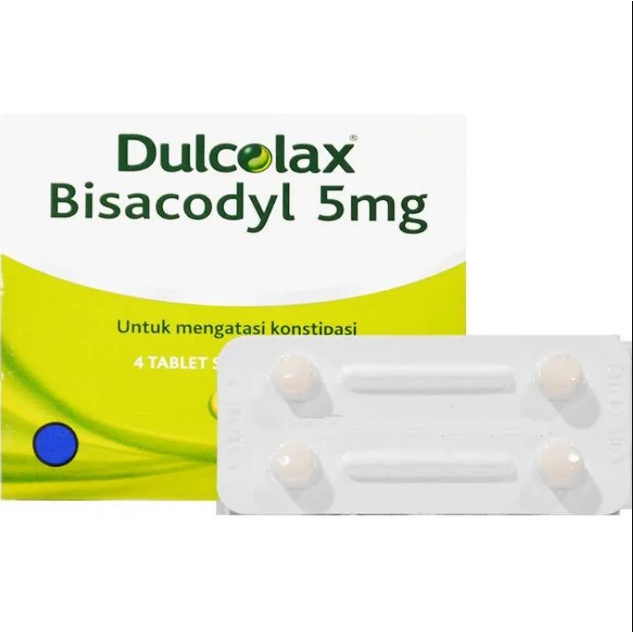 DULCOLAX 5 MG ISI 4 TABLET - SUSAH BAB