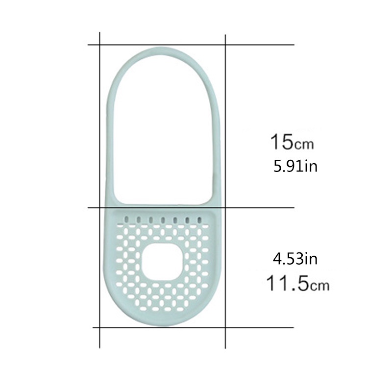 Kitchen Bendable Foldable Sink Drain Rack Hanging Soap Storage Bag Basket Faucet Sponge Drain Holder Bathroom Organizer