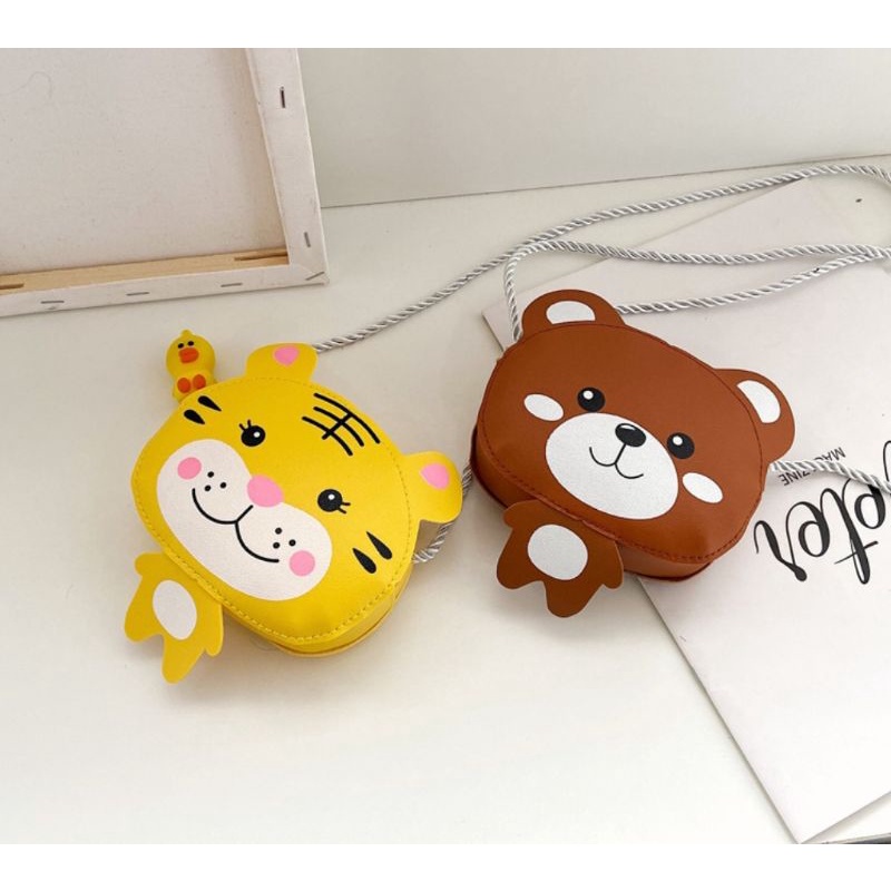 Tas Selempang Anak Boneka Perempuan Laki-Laki Slingbag Lucu #drpstore