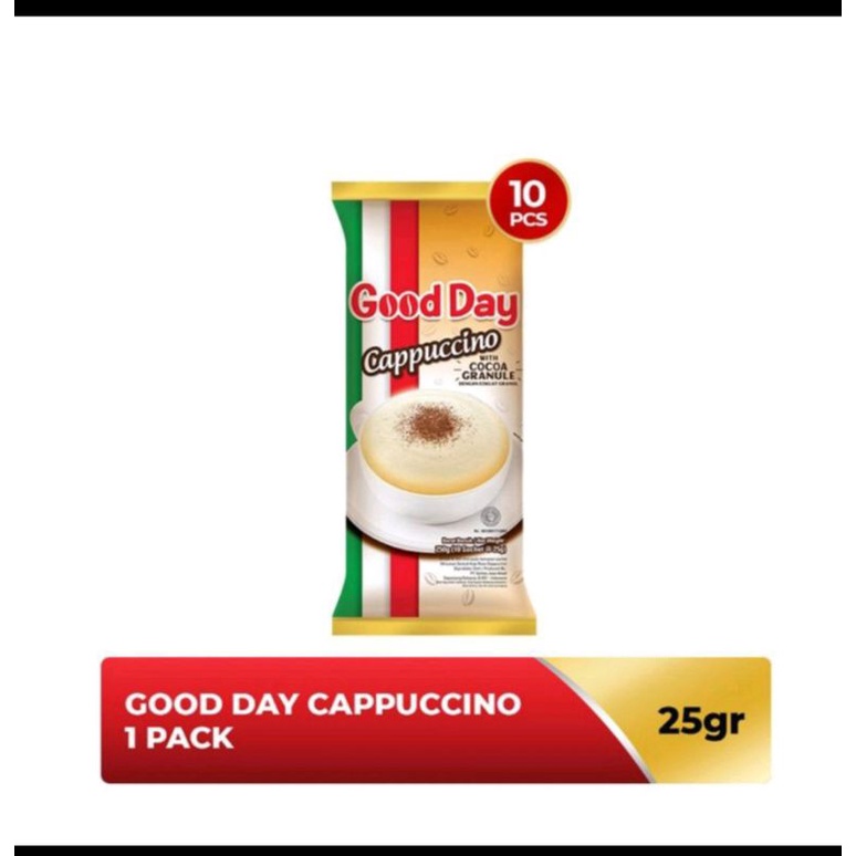 

Good day cappuccino 10 x 25g