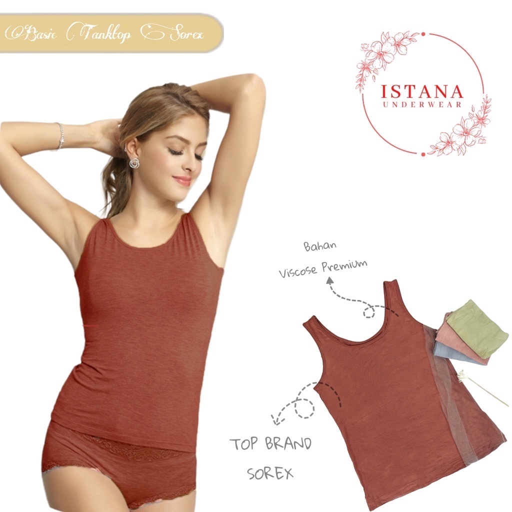 Sorex / tanktop / atasan wanita / VISCOSE