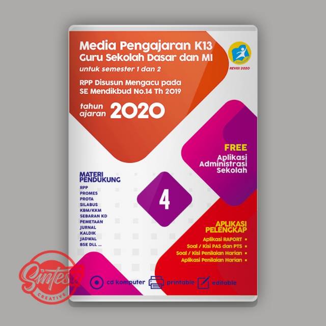 RPP 1 LEMBAR K13 KLS 4 TEMATIK