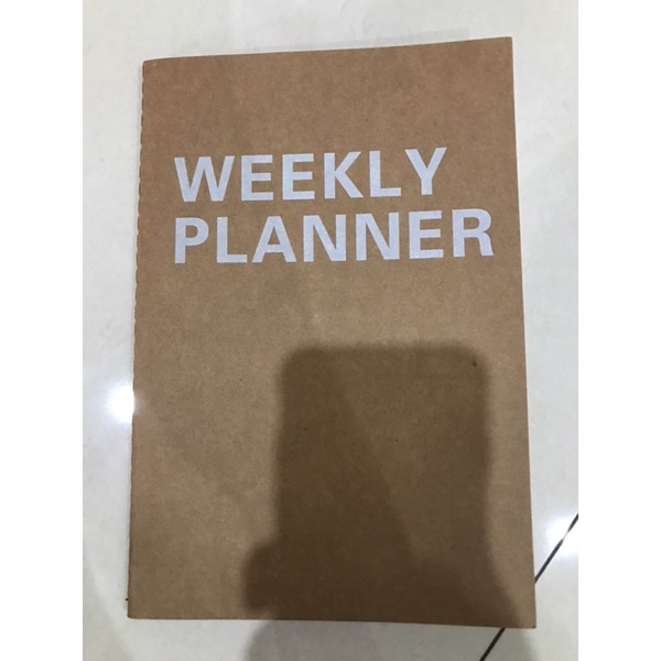 

Buku Weekly Planner a5 / Buku Weekly Planner