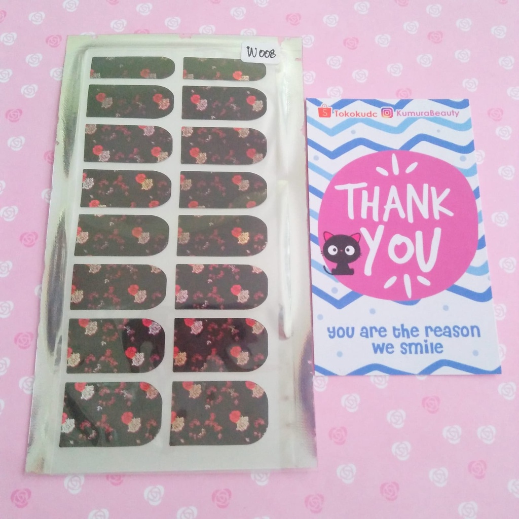 PART2 NAIL ART 3D NAIL ART STICKER DIVA MINX &amp; NAIL COVER KUKU