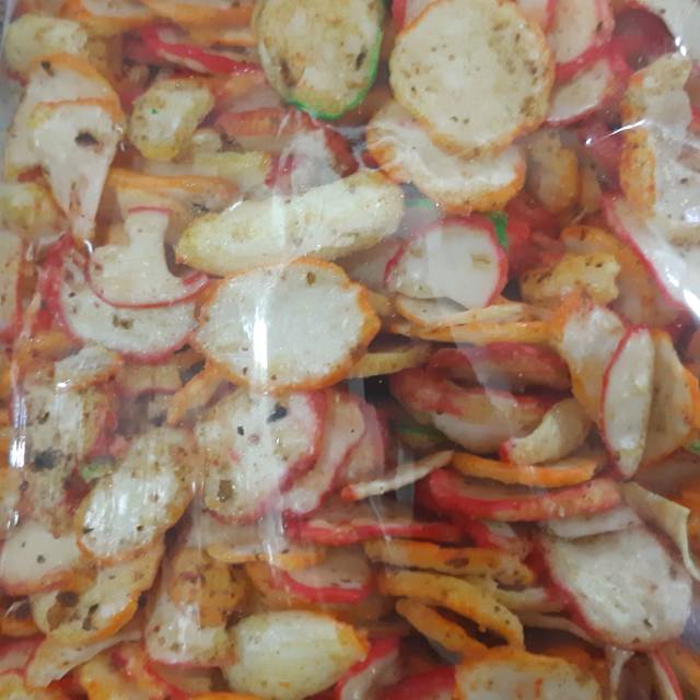 

Kerupuk seblak mini kencur