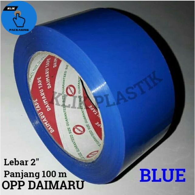 

ISOLASI BIRU 100M/SELOTIP/LAKBAN DAIMARU/OPP/TAPE/LAKBAN POLOS
