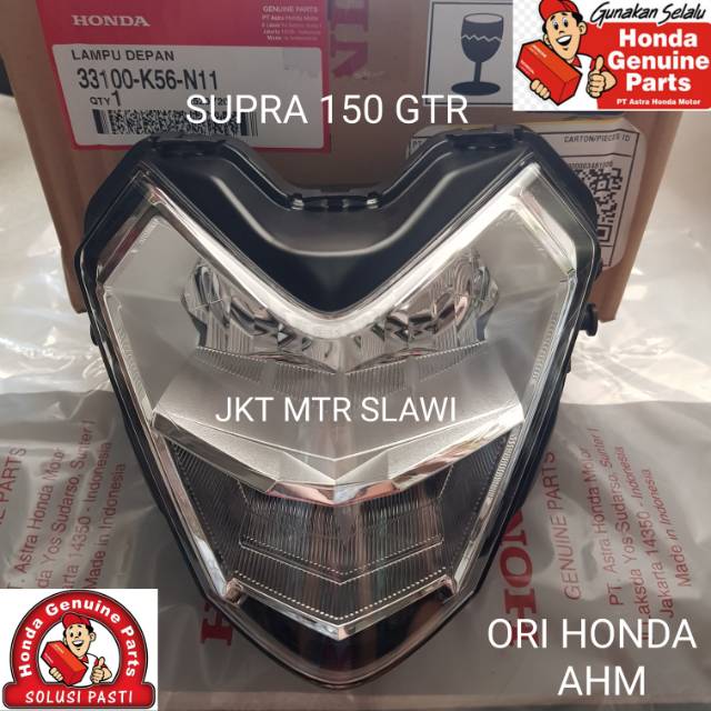 33100-K56-N11 Lampu depan atau reflektor supra 150 gtr asli AHM