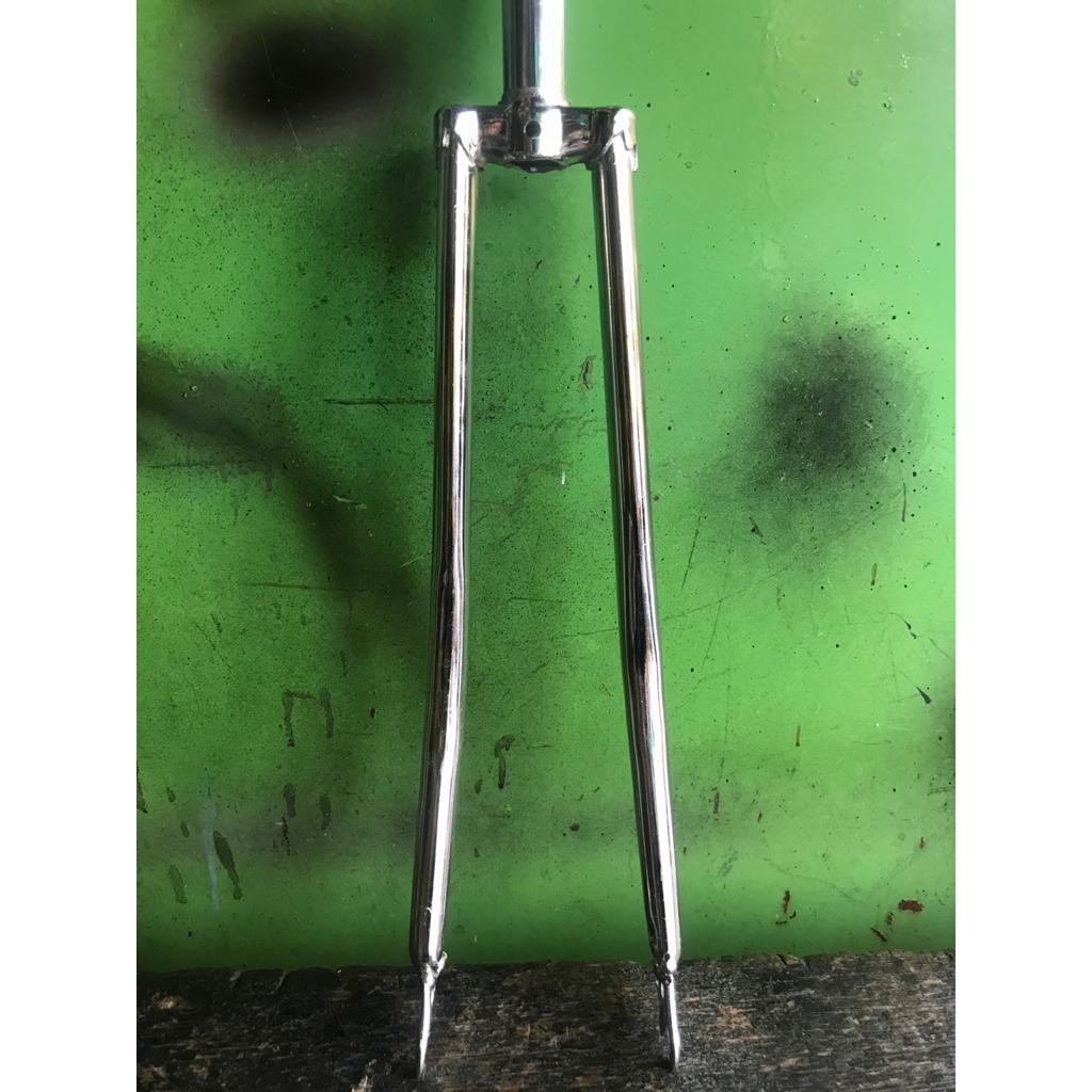 Fork Fixie Balap 27 700 Classic Chrome