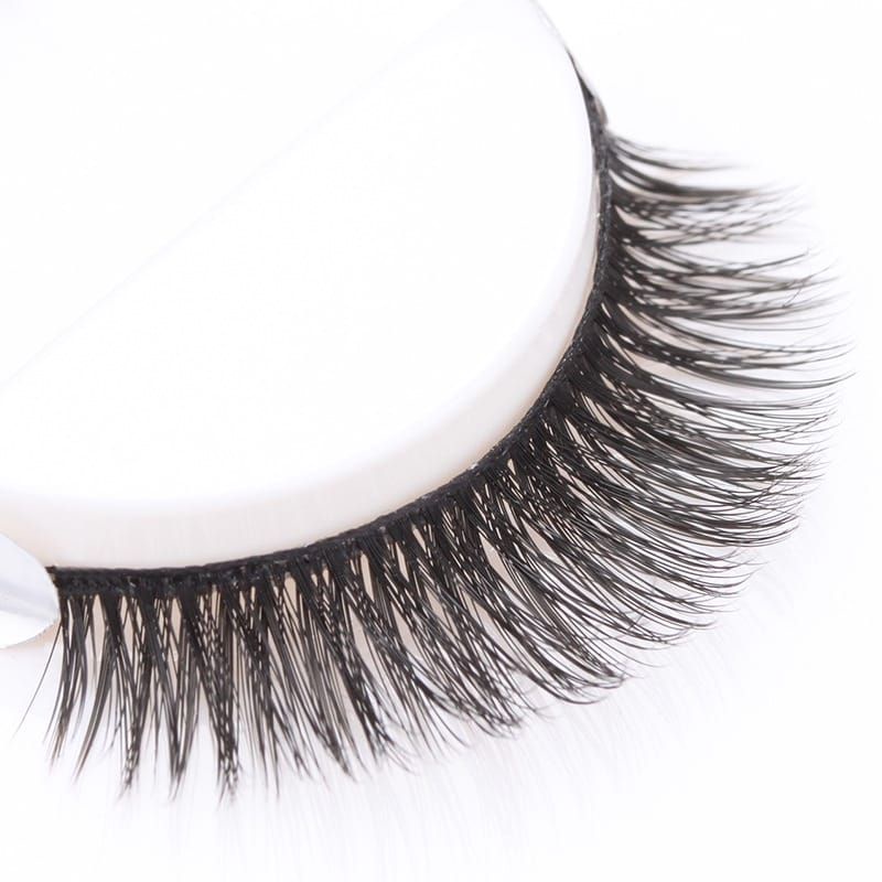 Medan Termurah premium eyelashes natural 6 pcs bulu mata 3D magnet palsu + eyeliner