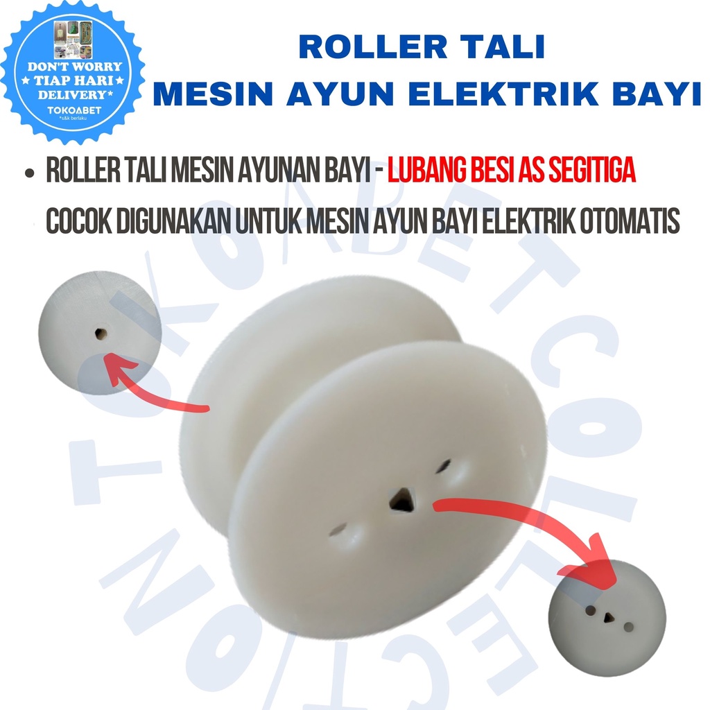 ROLLER MESIN AYUNAN BAYI ELEKTRIK LISTRIK OTOMATIS BAYI PERLENGKAPAN TIDUR BAYI KEBUTUHAN BAYI BARU LAHIR TOKOABET