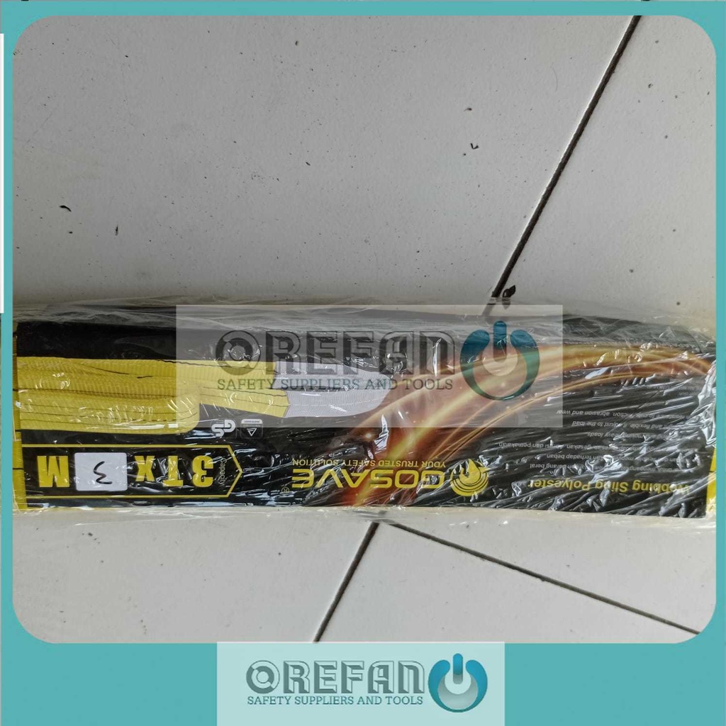 WEBBING SLING BELT 3TON X 3METER LIFTING SLINGS WEBING 3T X 3M GOSAVE-1