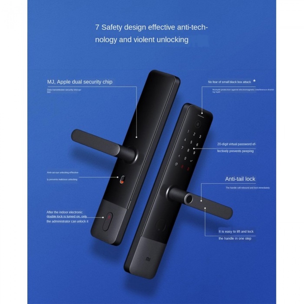 Kunci Pintu Elektrik Smart Door Lock E Keyless Bluetooth Fingerprint