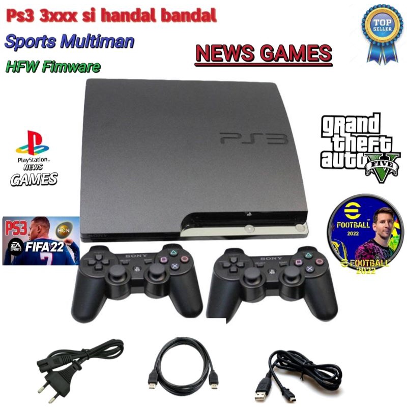 PlayStation3 PS3 Slim Void Sony Asli Cfw 160gb/250gb/320gb/500gb