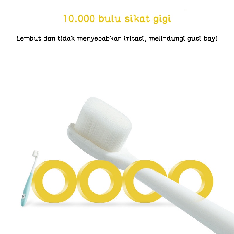 Sikat gigi anak/Anak Bulu Halus Lembut Training Tooth Brush Karakter Panda/Sikat gigi kartun  L280