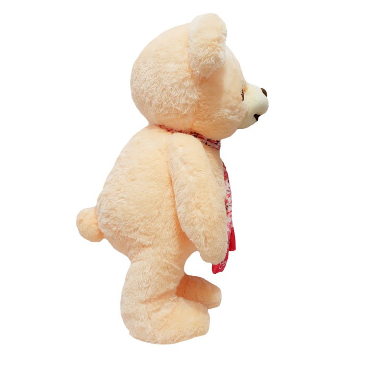 Boneka Beruang Jumbo Besar Istana Boneka STD Bonita Cream W/Syal 1 meter 1m