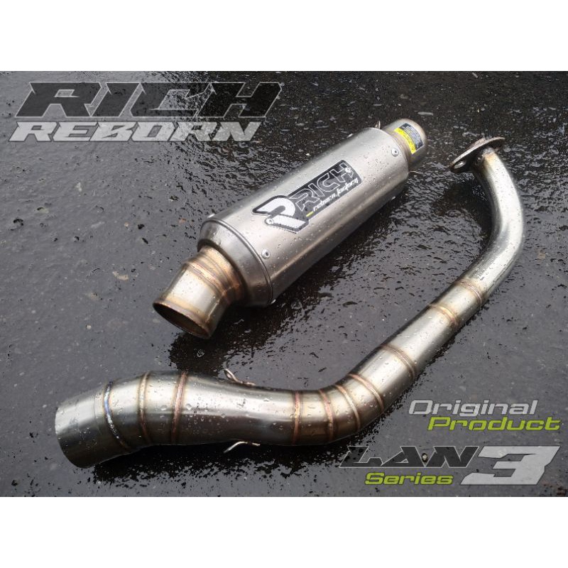 Knalpot All New Aerox 155vva Aerox 155vva Aerox 155abs Rich Original Produk