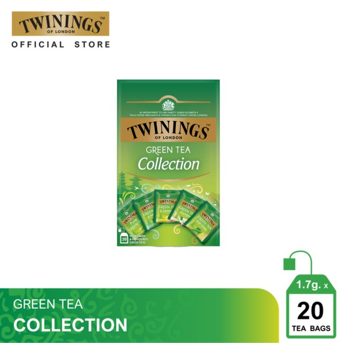 

Bb0621D Twinings Teh Hijau Celup Aneka Rasa Green Tea Collection Pack 20X1.7Gr 0547771